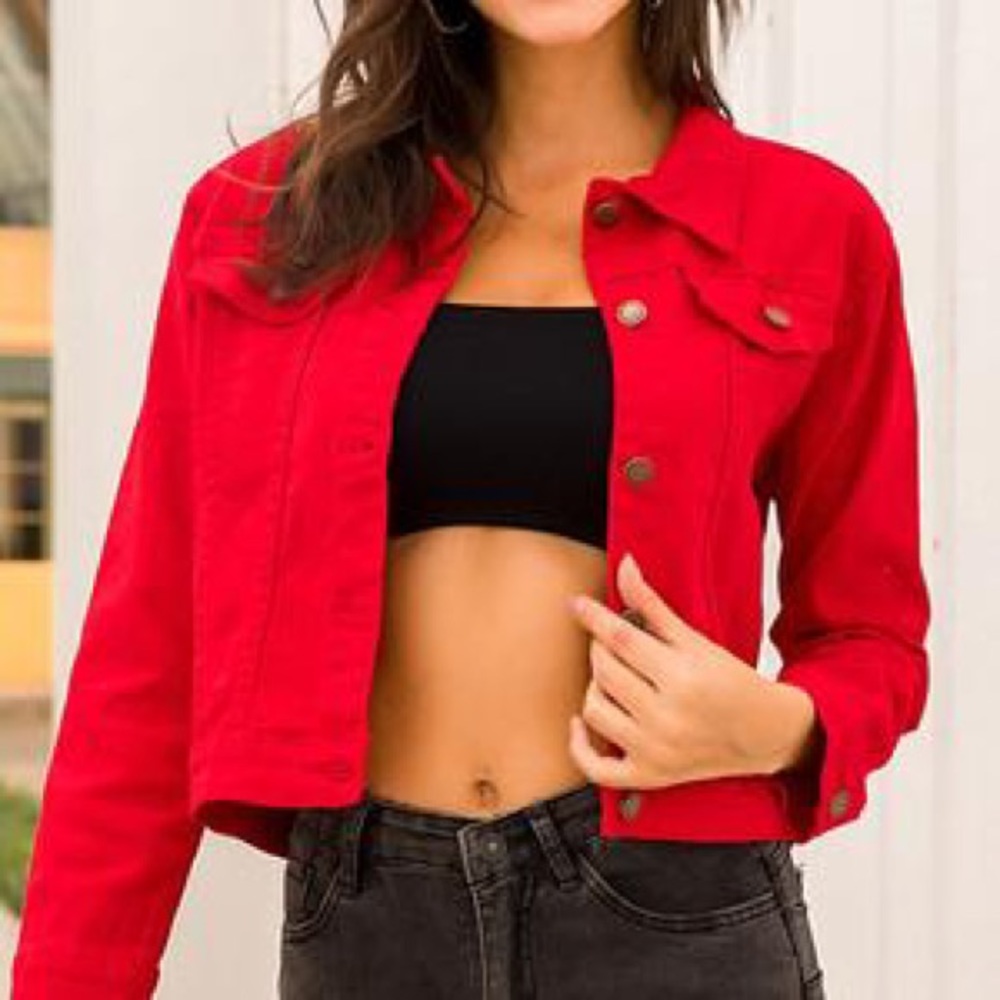 G.E.T Red Jacket size M - Picture 10 of 12